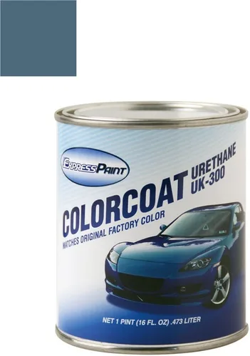 Vista 327 de Aerosol para pintura de retoque automotriz Dodge Stratus - Capa transparente metálica de acero plateado A4/DA4 - Paquete todo incluido