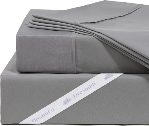 Vista 7 de DreamFit bamboo 5 sábanas cómodas premium (línea 2015), Rayón derivado del bambú, Azul, gemelo