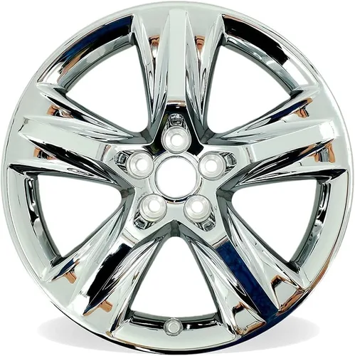 Vista 3 de Juego de 4 ruedas de 19 pulgadas 19 x 7.5 con cubierta cromada para Toyota Highlander 2014-2019 OEM Design Rim de repuesto