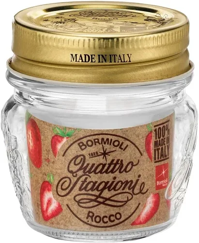 Vista 9 de Bormioli Rocco Quattro Stagioni - Mini tarro de cristal con tapa, 1.3 onzas, juego de 12