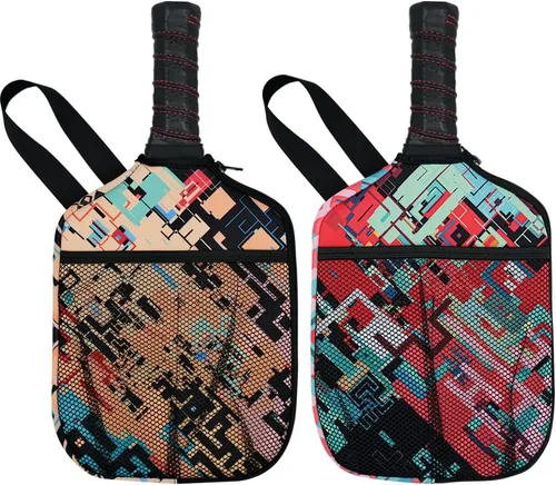 Vista 10 de HEYSKAY Pickleball Paddle Cover Pickleball Racket Sleeve Bag with Handle Strap Pickle-Ball Equipment Protective Paddle Sleeve with Mesh Pocket
