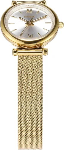 Vista 2 de Fossil Carlie Mini Reloj casual de cuarzo de acero inoxidable para mujer