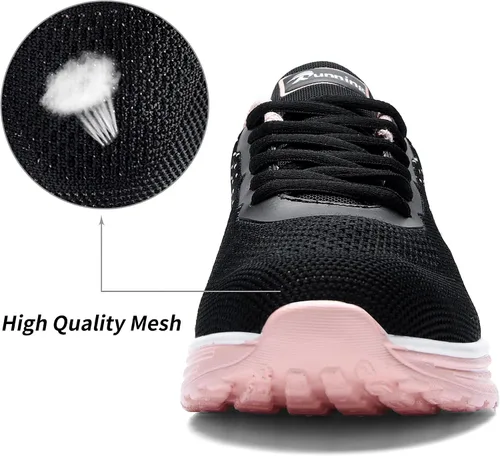 Vista 5 de AUPERF Zapatos de aire para mujer para caminar correr tenis deportes cómodos para gimnasio
