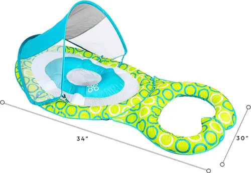 Vista 4 de SwimWays Baby Spring Float Mommy and Me with Canopy