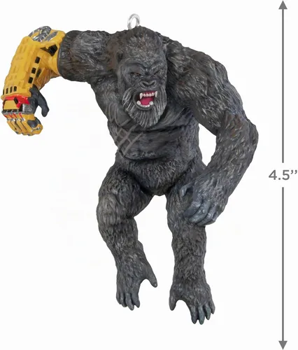 Vista 5 de Hallmark Keepsake Adorno Navideño 2024, Godzilla x Kong: The New Empire El Todopoderoso Kong, Regalos de Ciencia Ficción