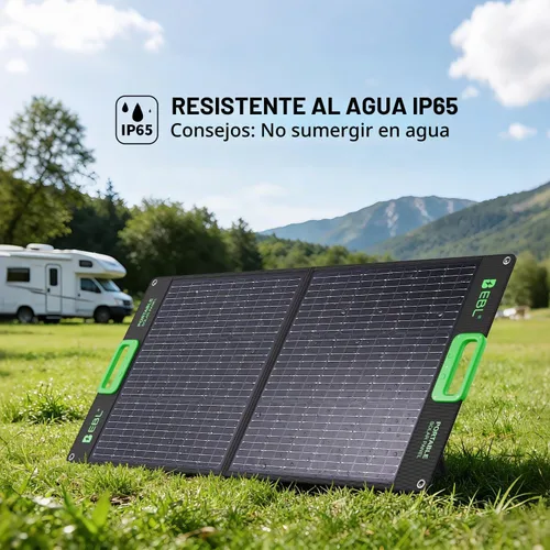 Vista 5 de Panel solar EBL 100w