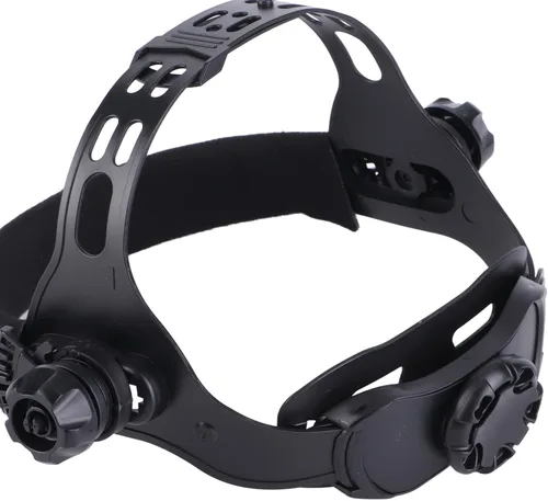 Vista 5 de Kit de diadema ajustable de repuesto para casco de soldadura ABS con acolchado que absorbe el sudor (negro)