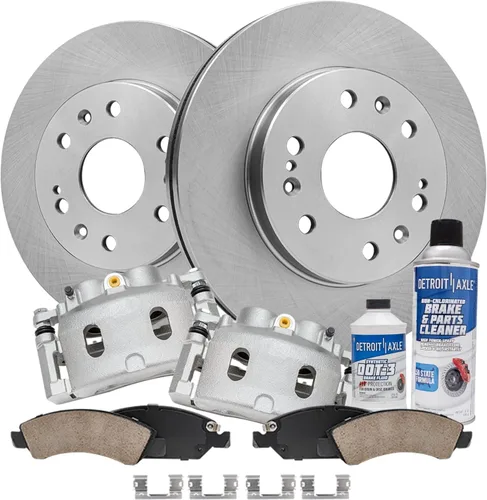 Vista 87 de Detroit Axle - Rotores de freno para Nissan NV2500 NV3500 NV1500 NV1500 2012-2021, repuesto de rotores de freno de disco: rotor delantero de 14.17