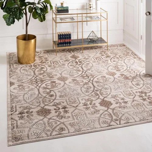 Vista 20 de Unique Loom Rushmore Collection - Alfombra de área Washington (2 pies x 5 pies 1 pulgada, beige oscuro/beige)