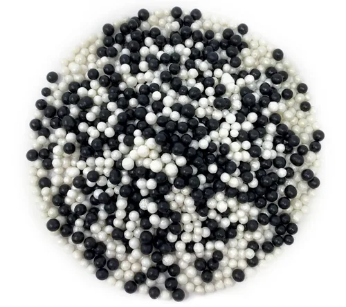 Vista 4 de Mystic Sprinkles Botellas de perlas de azúcar de 0.157 in (mezcla de tuxedo de perlas de azúcar de 0.157 in 4.2 onzas)