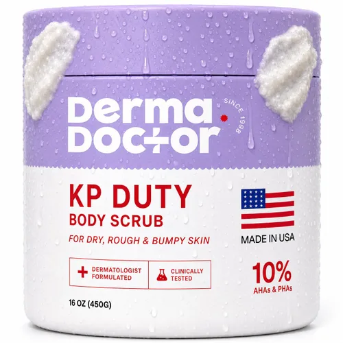 Vista 14 de DERMAdoctor KP Bump Eraser Body Scrub, 10% AHAs + PHAs, Rough & Bumpy Skin