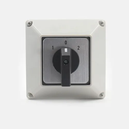 Vista 5 de Interruptor selector de cambio Interruptor de leva rotativo Interruptor de pestillo con instalación Caja impermeable 380V 32A 3 posiciones 8