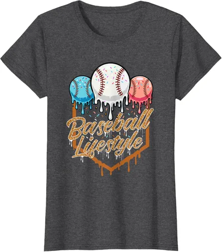 Vista 4 de Baseball Lifestyle - Camiseta de béisbol amante del béisbol
