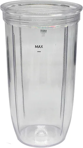 Vista 2 de Piezas de repuesto de vaso de 18 onzas, compatible con NutriBullet Combo (ZNBF30400Z/ZNBF30500Z/)/Select Blender 1200 (NB07200-1210) /PRO 1000