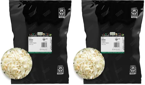 Vista 7 de Frontier Productos naturales, bolsa de cebolla blanca picada, producto orgánico certificado, bolsa de 16 oz