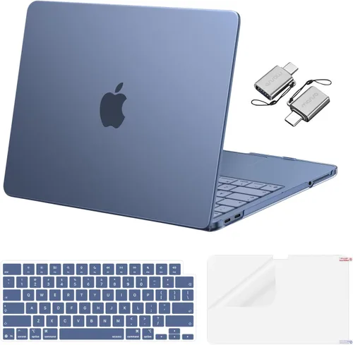 Vista 11 de MOSISO Compatible con MacBook Neo Case 13 pulgadas 2026 A3404 A18 Pro Chip Rubor de cristal