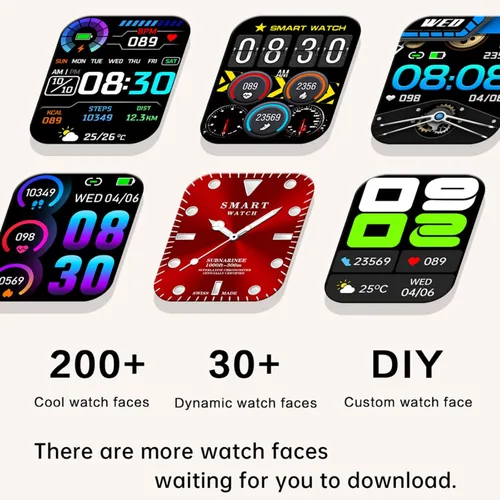 Vista 5 de Reloj inteligente para mujeres y hombres (respuesta/hacer llamadas) de 2.01 pulgadas, relojes inteligentes para teléfonos iOS y Android, reloj Dorado