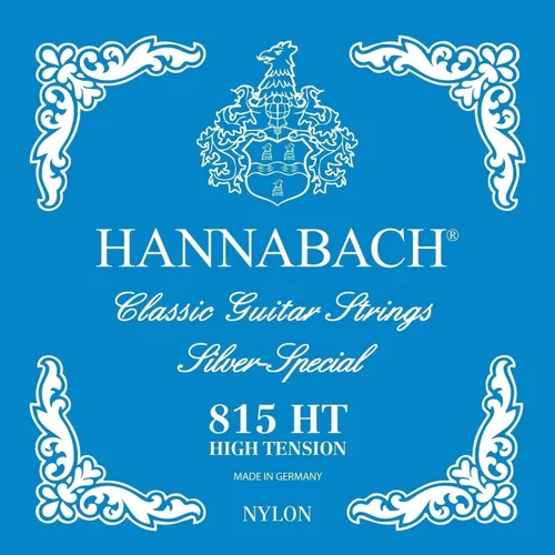 Vista 22 de Hannabach Serie 815 - Cuerda de guitarra (tensión baja) plateada especial, única E1 para guitarra clásica (652511)