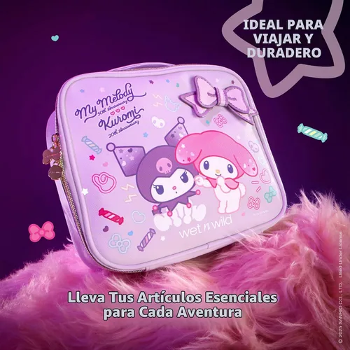 Vista 4 de wet n wild Bolsa de maquillaje My Melody and Kuromi