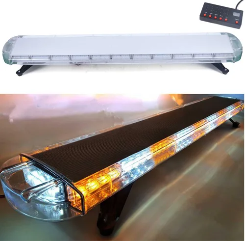 Vista 10 de Barra de luz estroboscópica LED de 47 pulgadas, 104 luces LED de auxilio, barra de luz intermitente de recuperación, flash de advertencia de 47IN
