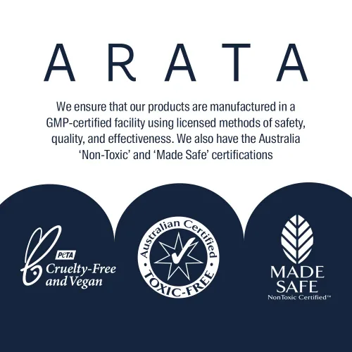 Vista 6 de Arata Jabón facial refrescante con aceite de limón ayurvédico, menta y linaza orgánica, certificado EWG, totalmente natural, vegano y libre