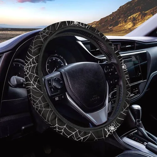 Vista 51 de Asian Dragon - Funda universal para volante de automóvil, accesorios interiores de automóvil, lavable, transpirable, funda para volante