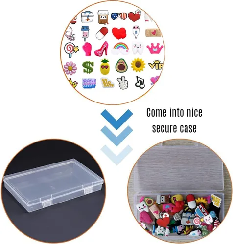 Vista 2 de Encantos de zapatos de enfermera, 30 piezas, lindo zapato médico, diferentes formas, accesorios de zapatos para sandaliaszapatos y pulserapulsera