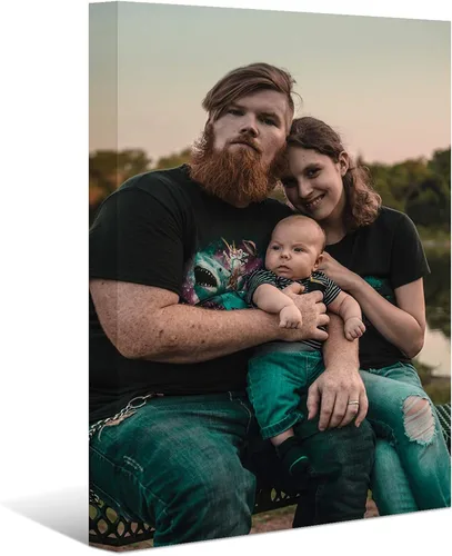 Vista 9 de Laoife Pintura en Lienzo Personalizada 30x30 cm Sube Imágenes, Impresiones en Lienzo Personalizadas con tus Fotos, Regalos Personalizados de Niños