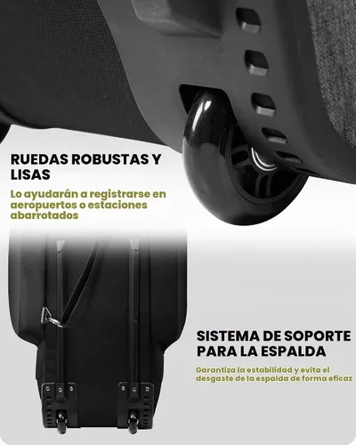 Vista 4 de OutdoorMaster Bolsa de Viaje de Golf Acolchada con Ruedas Reforzadas, Oxford 900D de Servicio Pesado Resistente al Desgaste y Resistente al Agua