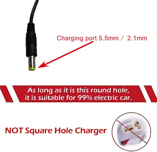 Vista 3 de Cargador de 12 V para niños, cargador de batería de 12 voltios para los mejores productos de elección, suministros de cargador universal Wrangler