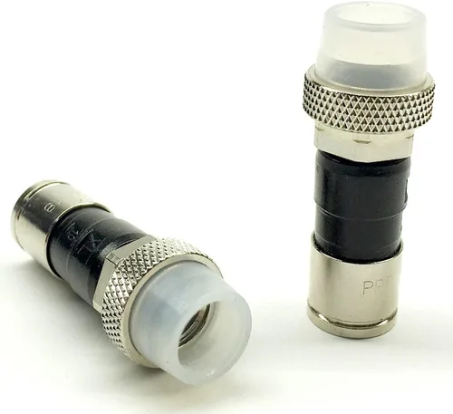 Vista 18 de 2 Piezas RG11 Belden PPC EX11N716PLUS Conector de Compresión de Cable Coaxial de Níquel y Anticorrosión RG-11 Accesorio Coaxial