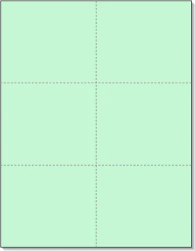 Vista 5 de NextDayLabels - Tarjetas perforadas en blanco para impresora láser 6 por página, para tarjetas de registro escolar, tarjetas de entrega de flores