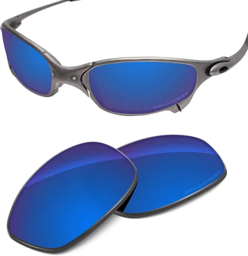 Vista 10 de Lentes de repuesto compatibles con Oakley Juliet Polarized Etched Oro de 24 quilates - Elite Polarizado