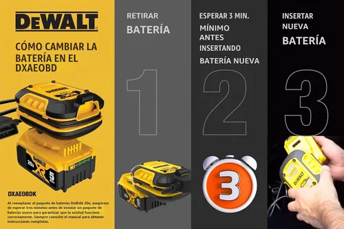 Vista 2 de DeWalt DXAEOBDK - Mantenedor de batería de 1 amperios para vehículos