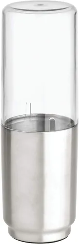 Vista 4 de iDesign Austin - Soporte cubierto de metal para cepillos de dientes, para cepillos regulares y eléctricos en baños de dormitorios universitarios