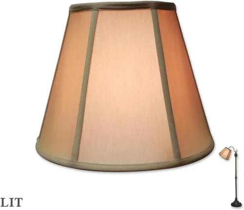 Vista 3 de Royal Designs, Inc. BSO-707U-12AGL Deep Empire Basic - Pantalla de lámpara con conector roscado UNO, 6 x 12 x 9.25, dorado antiguo