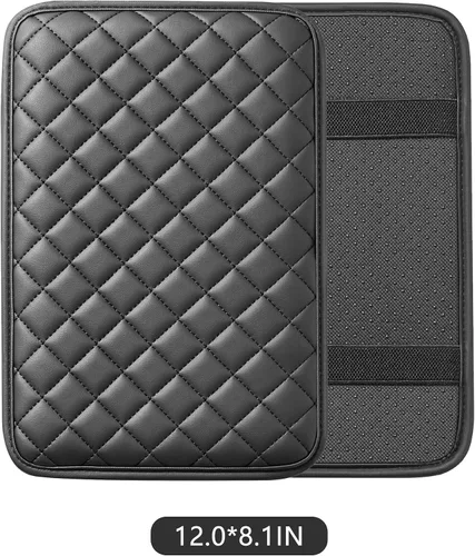 Vista 8 de HighnessHwoo Fundas para Apoyabrazos de Coche, Cubierta para Consola Central del Vehículo, Almohadillas Organizadoras de Almacenamiento Central