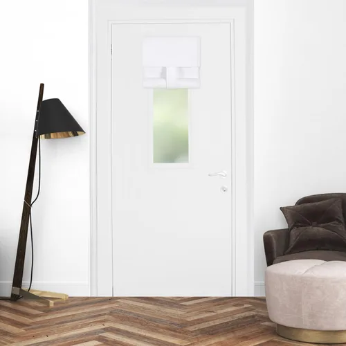 Vista 12 de Cortinas para puerta de aula, cortina de ventana con protección total de privacidad, panel de ventana opaco sólido, para puertas de vidrio, puertas