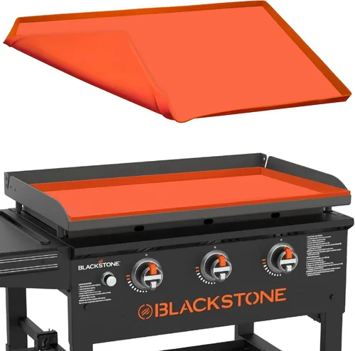Vista 8 de Alfombrilla de silicona prémium de 36 pulgadas para parrilla Blackstone de 36 pulgadas, cubierta de silicona de grado alimenticio resistente, 91 cm