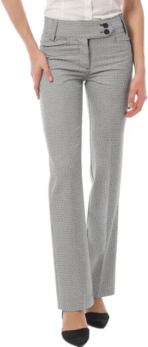 Vista 46 de Design by Olivia Pantalones de oficina de corte holgado para mujer