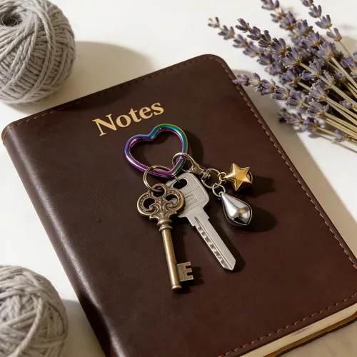 Vista 5 de 10pcs Key Chains Rings