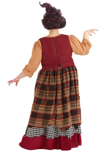 Vista 8 de Disfraz de Mary Sanderson para Mujer Talla Plus de Hocus Pocus de Disney Multicolor