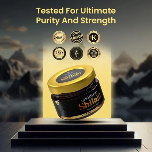 Vista 3 de Shilajit - Resina orgánica pura del Himalaya, 600 mg fórmula natural de máxima potencia con minerales, ácido fúlvico para energía, apoyo