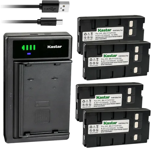 Vista 6 de Kastar Reemplazo del cargador de batería USB inteligente para JVC GR-SXM161US GR-SXM200 GR-SXM235U GR-SXM240U GR-SXM245U GR-SXM250US GR-SXM255