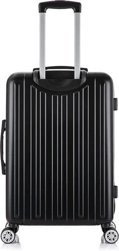 Vista 3 de Rockland Equipaje rígido Paris con ruedas giratorias, Negro -, Equipaje rígido Paris con ruedas giratorias