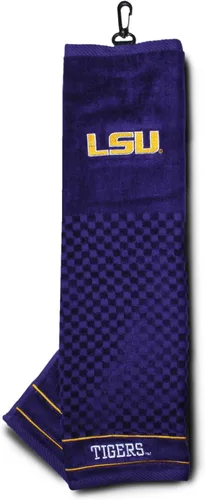 Vista 72 de Team Golf NCAA Texas A&M Aggies Toalla de golf bordada, diseño a cuadros y logotipo bordado