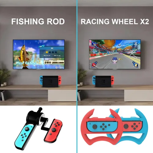 Vista 7 de Switch Sports Accessories - 23 in 1 Switch Sports Accessories Bundle for Nintendo Switch Sports, Family Accessories Kit Compatible with SwitchSwitch
