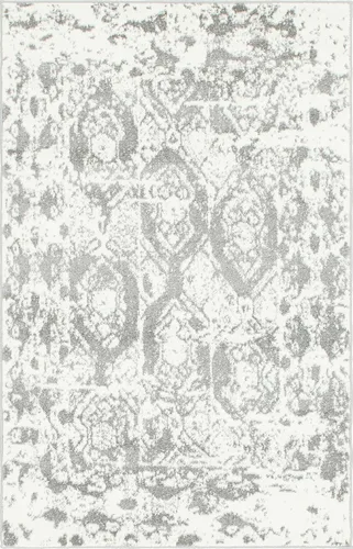 Vista 18 de Unique Loom - Alfombra estilo tradicional de Rosso Collection, Polipropileno, Gris Claro