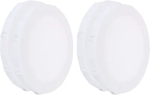 Vista 7 de PATIKIL Paneles de lienzos de pintura para pintura, paquete de 4 paneles redondos de madera de 4 x 4 pulgadas, paneles de arte en blanco estirados