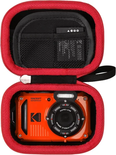 Vista 11 de Mchoi Funda de transporte rígida impermeable de repuesto para cámara digital Kodak PIXPRO WPZ2 resistente e impermeable, solo funda, azul